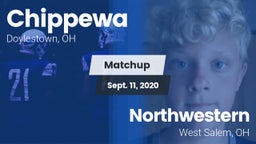 Matchup: Chippewa vs. Northwestern  2020