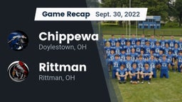Recap: Chippewa  vs. Rittman  2022