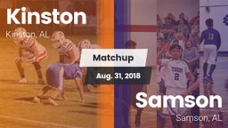 Matchup: Kinston vs. Samson  2018