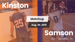 Matchup: Kinston vs. Samson  2019