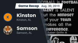 Recap: Kinston  vs. Samson  2019