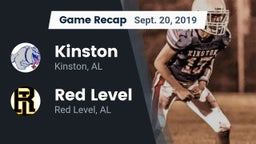 Recap: Kinston  vs. Red Level  2019