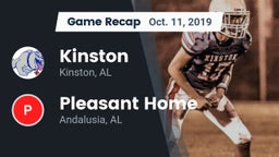 Recap: Kinston  vs. Pleasant Home  2019