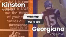 Matchup: Kinston vs. Georgiana  2019