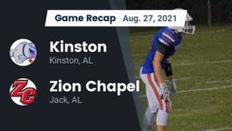 Recap: Kinston  vs. Zion Chapel  2021