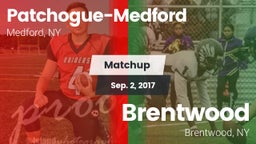 Matchup: Patchogue-Medford vs. Brentwood  2016