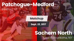Matchup: Patchogue-Medford vs. Sachem North  2016