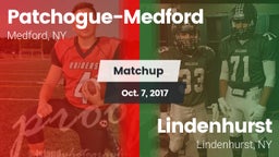 Matchup: Patchogue-Medford vs. Lindenhurst  2016