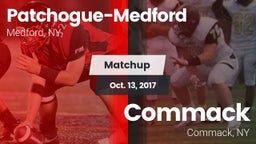 Matchup: Patchogue-Medford vs. Commack  2016