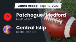 Recap: Patchogue-Medford  vs. Central Islip  2022