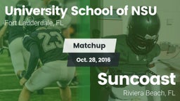 Matchup: University School NS vs. Suncoast  2016