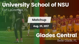 Matchup: University School NS vs. Glades Central  2017