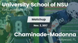 Matchup: University School NS vs. Chaminade-Madonna  2017