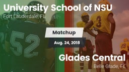 Matchup: University School NS vs. Glades Central  2018