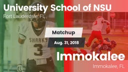 Matchup: University School NS vs. Immokalee  2018