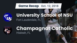 Recap: University School of NSU vs. Champagnat Catholic  2018