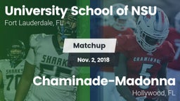 Matchup: University School NS vs. Chaminade-Madonna  2018
