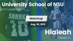 Matchup: University School NS vs. Hialeah  2019