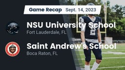 Recap: NSU University School  vs. Saint Andrew's School 2023