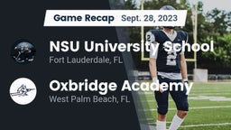 Recap: NSU University School  vs. Oxbridge Academy 2023