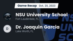 Recap: NSU University School  vs. Dr. Joaquin Garcia  2023