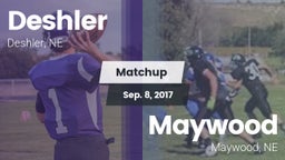 Matchup: Deshler vs. Maywood  2017