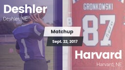Matchup: Deshler vs. Harvard  2017