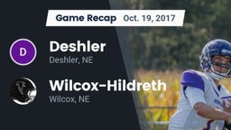 Recap: Deshler  vs. Wilcox-Hildreth  2017