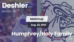 Matchup: Deshler vs. Humphrey/Holy Family  2018