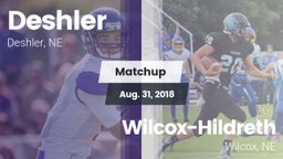 Matchup: Deshler vs. Wilcox-Hildreth  2018