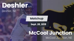 Matchup: Deshler vs. McCool Junction  2018