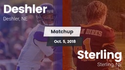 Matchup: Deshler vs. Sterling  2018