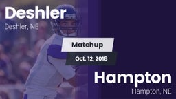 Matchup: Deshler vs. Hampton  2018