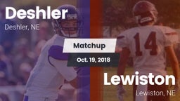 Matchup: Deshler vs. Lewiston  2018