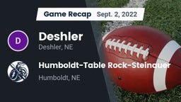 Recap: Deshler  vs. Humboldt-Table Rock-Steinauer  2022