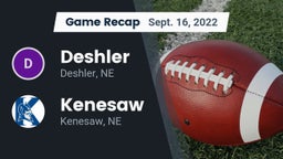 Recap: Deshler  vs. Kenesaw  2022