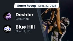 Recap: Deshler  vs. Blue Hill  2023