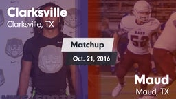 Matchup: Clarksville vs. Maud  2016