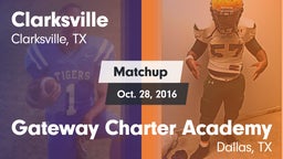 Matchup: Clarksville vs. Gateway Charter Academy  2016