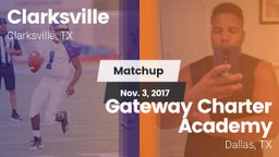 Matchup: Clarksville vs. Gateway Charter Academy  2017