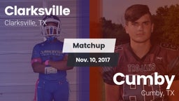 Matchup: Clarksville vs. Cumby  2017