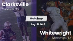 Matchup: Clarksville vs. Whitewright  2018