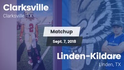Matchup: Clarksville vs. Linden-Kildare  2018