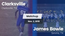 Matchup: Clarksville vs. James Bowie  2018