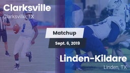 Matchup: Clarksville vs. Linden-Kildare  2019