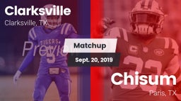 Matchup: Clarksville vs. Chisum 2019