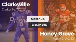 Matchup: Clarksville vs. Honey Grove  2019