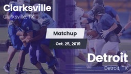 Matchup: Clarksville vs. Detroit  2019