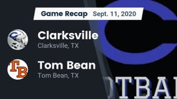 Recap: Clarksville  vs. Tom Bean  2020