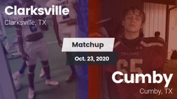 Matchup: Clarksville vs. Cumby  2020